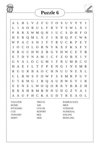 word search puzzle book