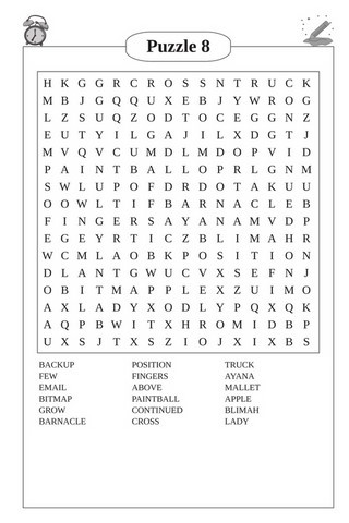 word search puzzle book